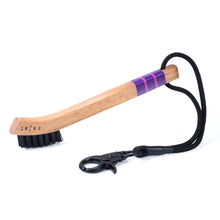 Load image into Gallery viewer, Hickory Wood Golf Brush Pink & Purple