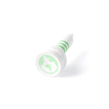 Load image into Gallery viewer, Breezy Limited Edition Green 25mm Bamboo Castle Golf Tees | 30pcs