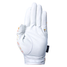 Load image into Gallery viewer, Orange & Yellow Spray Cabretta Leather Golf Glove | High Quality Golf Glove