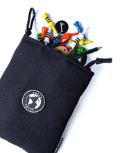 Load image into Gallery viewer, golf accessory bag black