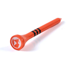 Load image into Gallery viewer, Orange Limited Edition 70mm Bamboo Golf Tees | 30pcs