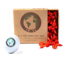 Load image into Gallery viewer, small bamboo castle golf tees