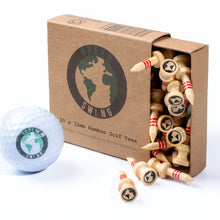 Load image into Gallery viewer, red bamboo castle golf tees