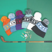 Load image into Gallery viewer, golf bobble hats for winter