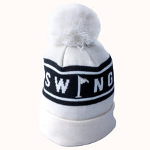 Load image into Gallery viewer, white bobble hat