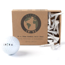 Load image into Gallery viewer, limited edition white classic bamboo golf tees
