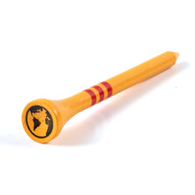 Load image into Gallery viewer, Yellow Limited Edition 70mm Bamboo Golf Tees | 30pcs