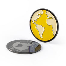 Load image into Gallery viewer, yellow and orange golf ball marker