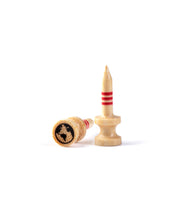 Load image into Gallery viewer, red bamboo castle golf tees