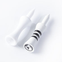 Load image into Gallery viewer, white bamboo castle golf tees