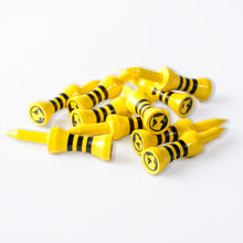 Load image into Gallery viewer, yellow bamboo castle golf tees
