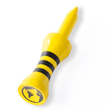 Load image into Gallery viewer, yellow bamboo castle golf tees
