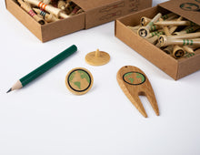 Load image into Gallery viewer, Bamboo Golf Tees &amp; Accessory Golf Gift Set
