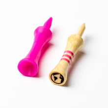 Load image into Gallery viewer, pink bamboo castle golf tees