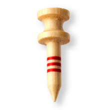 Load image into Gallery viewer, red bamboo castle golf tees