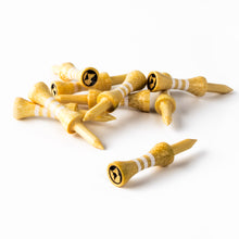 Load image into Gallery viewer, white bamboo castle golf tees