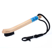 Load image into Gallery viewer, Hickory Wood Golf Brush Blue
