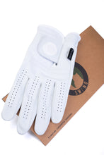 Load image into Gallery viewer, White Cabretta Leather Golf Gove | High Quality Golf Glove | Men&#39;s
