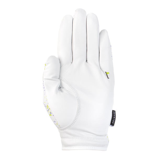 Neon Spray Cabretta Leather Golf Glove | Premium Golf Glove