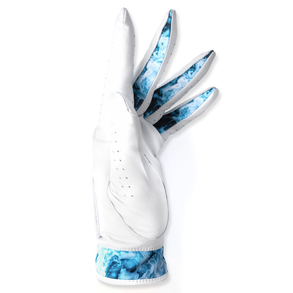 Ocean Scene Cabretta Leather Golf Glove | High Quality Golf Glove