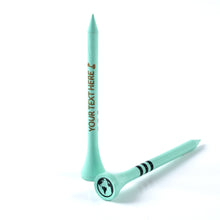 Load image into Gallery viewer, Personalised 70mm Bamboo Golf Tees | 60pcs | Choice of Colours
