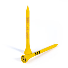 Load image into Gallery viewer, custom golf tees yellow

