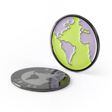 Load image into Gallery viewer, purple and green golf ball marker
