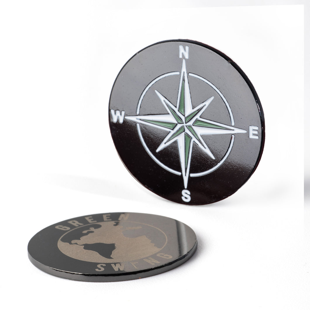 golf ball marker compass
