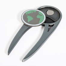 Load image into Gallery viewer, Green Swing Divot Tool &amp; Magnetic Ball Marker

