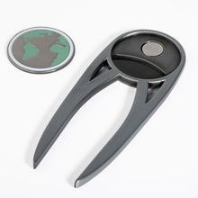 Load image into Gallery viewer, Green Swing Divot Tool &amp; Magnetic Ball Marker
