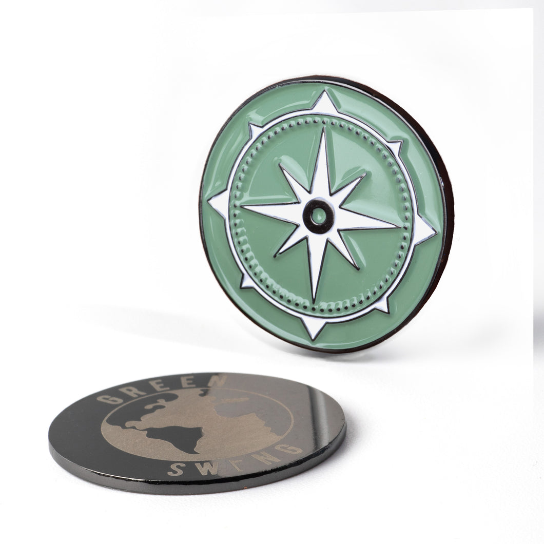 golf ball marker compass